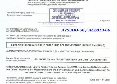 Австрия &ndash; один из ключевых внешнеторговых партнеров РФ. При доставке грузов в страну используется система дозволов или специальных разрешений...